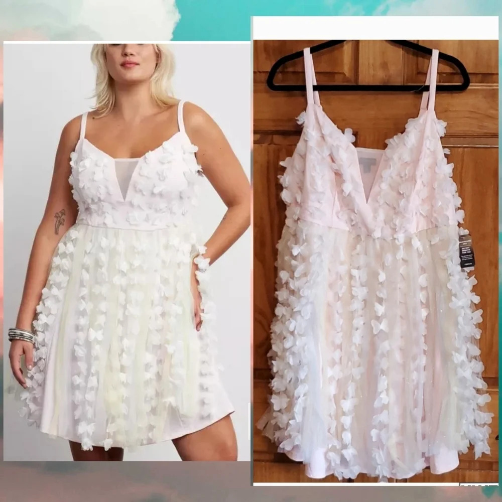 NWT Torrid Sleeveless Fairy Halloween Costume Mini Dress Size 2X 18/20